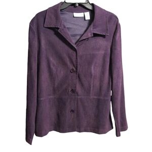 Jaclyn Smith Purple Blazer Large